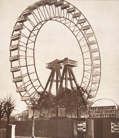 La Gran Rueda, Earls Court, c.1900 de English Photographer